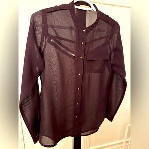 Garcia Jeans Purple Blouse in small